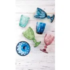 Verres à eau en verre coloré Set 6 pièces Design moderne - Timon Viadurini