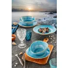 Verres à eau en verre coloré Set 6 pièces Design moderne - Timon Viadurini