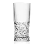 Service à Verres Highball en Eco Crystal Décoration Audace 12 Pièces - Ritmo Viadurini