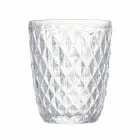 Service de Verres à Eau en Verre Coloré et Sculpté 12 Pièces - Brillo Viadurini