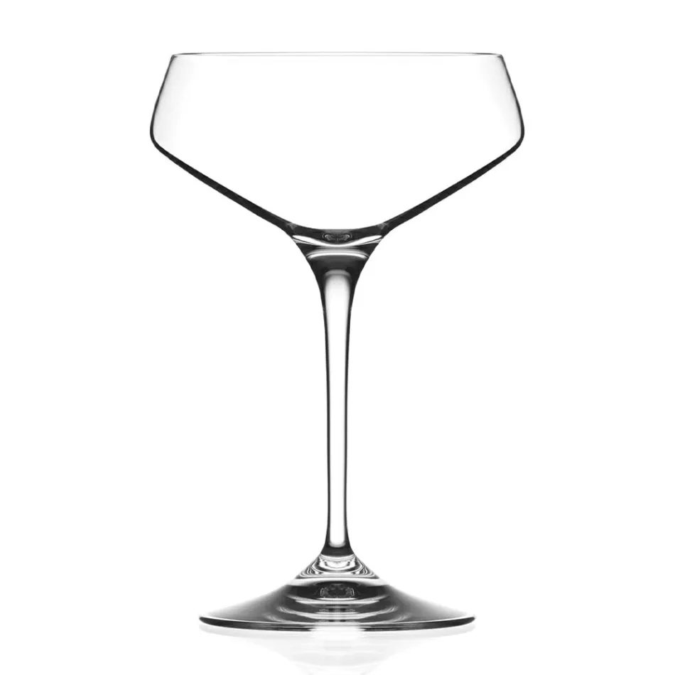 Ensemble de gobelets à champagne en cristal écologique italien 12 pièces - Etera Viadurini