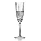 Ensemble de gobelets à flûte à champagne dans un décor en cristal écologique 12 pièces - Lively Viadurini