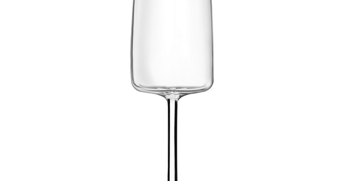 Verres mousseux ou flûte à champagne en cristal écologique minimal