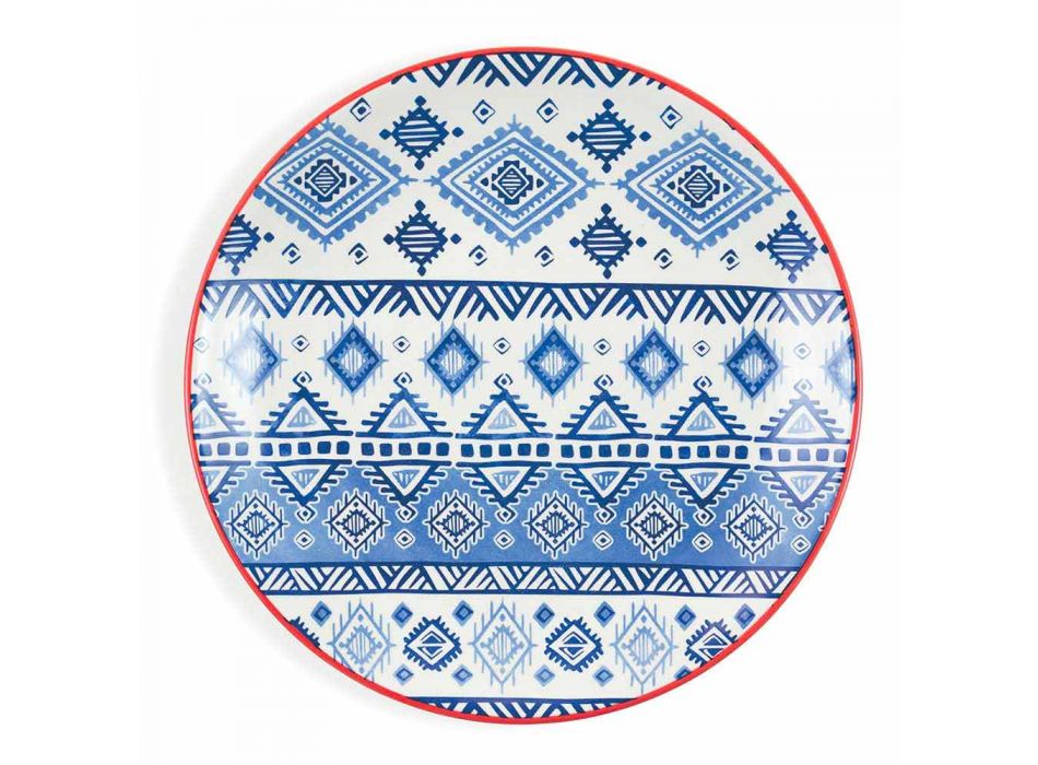 Service de table complet Plats colorés et modernes 18 pièces de design - Incas