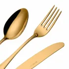 Ensemble complet de couverts de luxe en acier inoxydable 24 pièces - Boss Viadurini