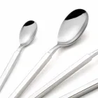 Ensemble complet de couverts en acier 24 pièces Design Made in Italy - Tricky Viadurini