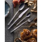 Ensemble complet de couverts en acier 24 pièces Design Made in Italy - Tricky Viadurini