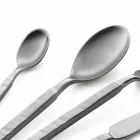 Ensemble complet de couverts en acier 24 pièces Design Made in Italy - Tricky Viadurini