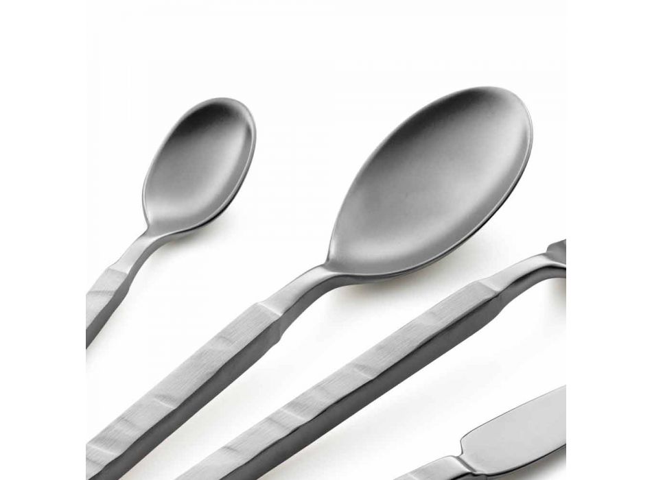 Couverts De Table, 24 Pièces Couverts Argente De Haute Qualité En Acier Inoxydable, Couverts Set