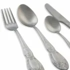 Couverts à service complet en acier satiné Design 24 pièces - Fantasiapos1 Viadurini