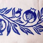 Service de petit déjeuner en lin avec pièce unique fabriquée à la main - Marques Viadurini