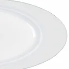 Ensemble de service ovale en porcelaine blanche moderne 2 pièces - Télescope Viadurini