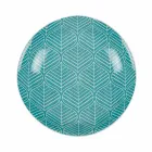 Service de table complet en porcelaine colorée 18 pièces - Indonésie Viadurini