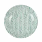 Service de table complet en porcelaine colorée 18 pièces - Indonésie Viadurini