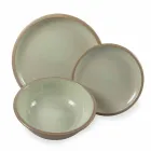 Service de vaisselle assiettes colorées design complet 18 pièces - Osteria Viadurini