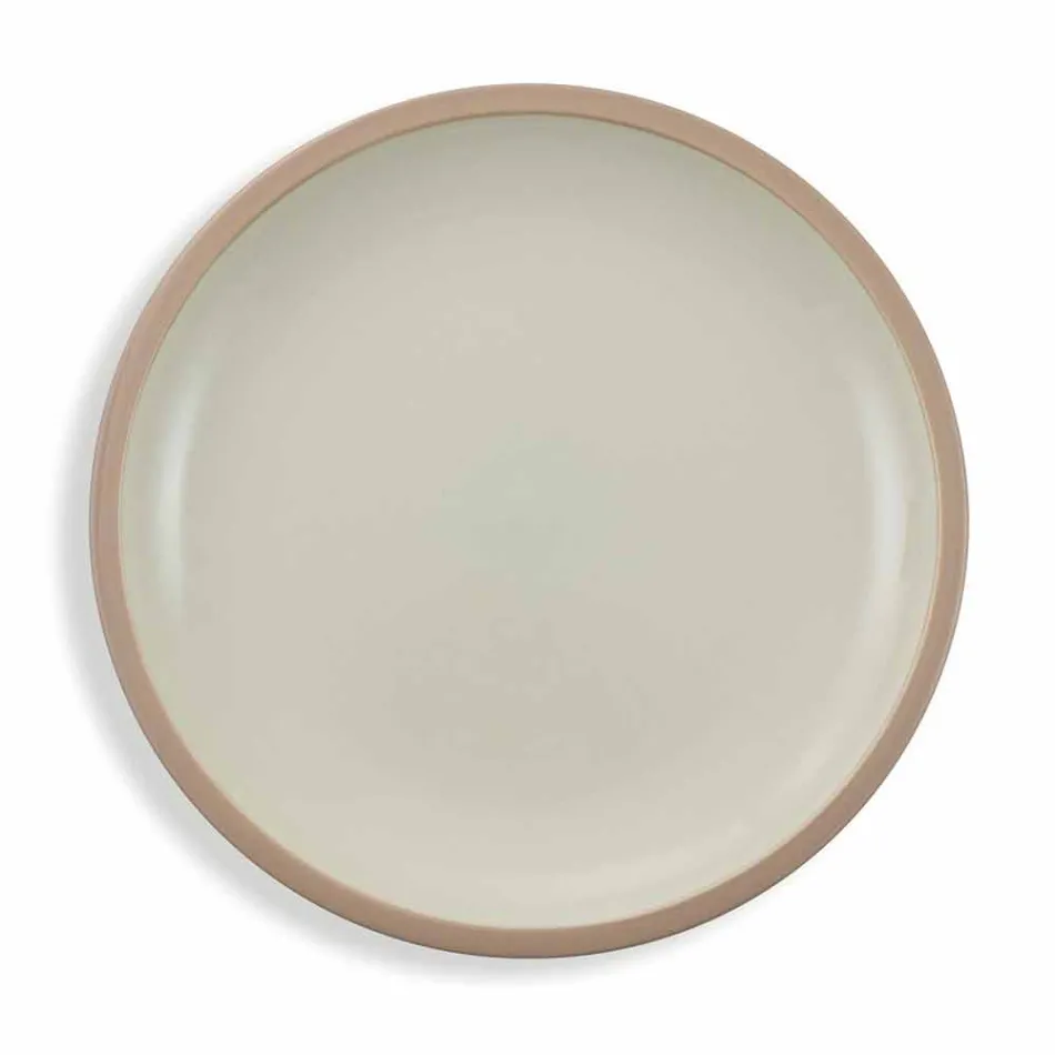 Service de vaisselle assiettes colorées design complet 18 pièces - Osteria Viadurini