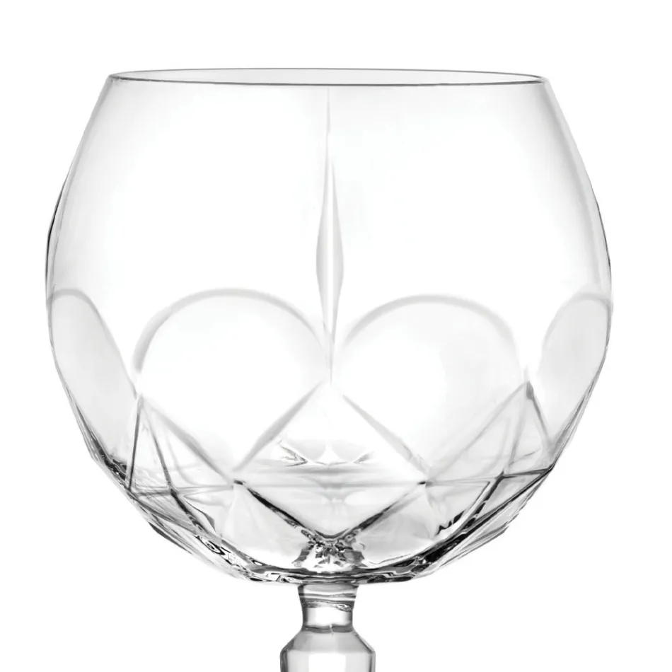 Service Verres à Cocktail Gin Tonic en Eco Crystal 12 Pcs - Bromeo Viadurini