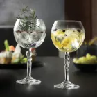 Service Verres à Cocktail Gin Tonic en Eco Crystal 12 Pcs - Bromeo Viadurini