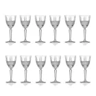 Service Verres à Vin ou à Eau Cristal Ecologique 12 Pcs - Lively Viadurini