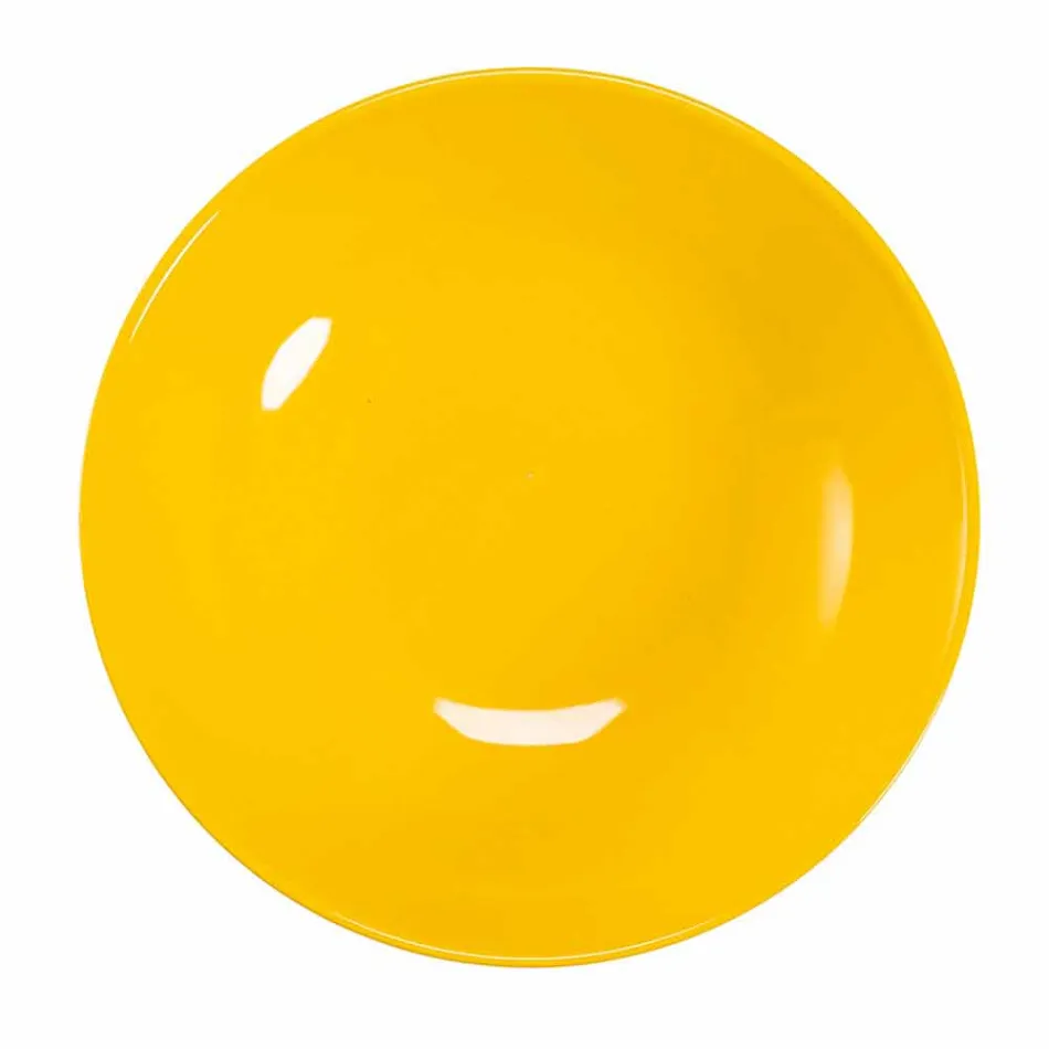 Service de vaisselle 18 pièces en porcelaine et grès design coloré - Tropycale Viadurini