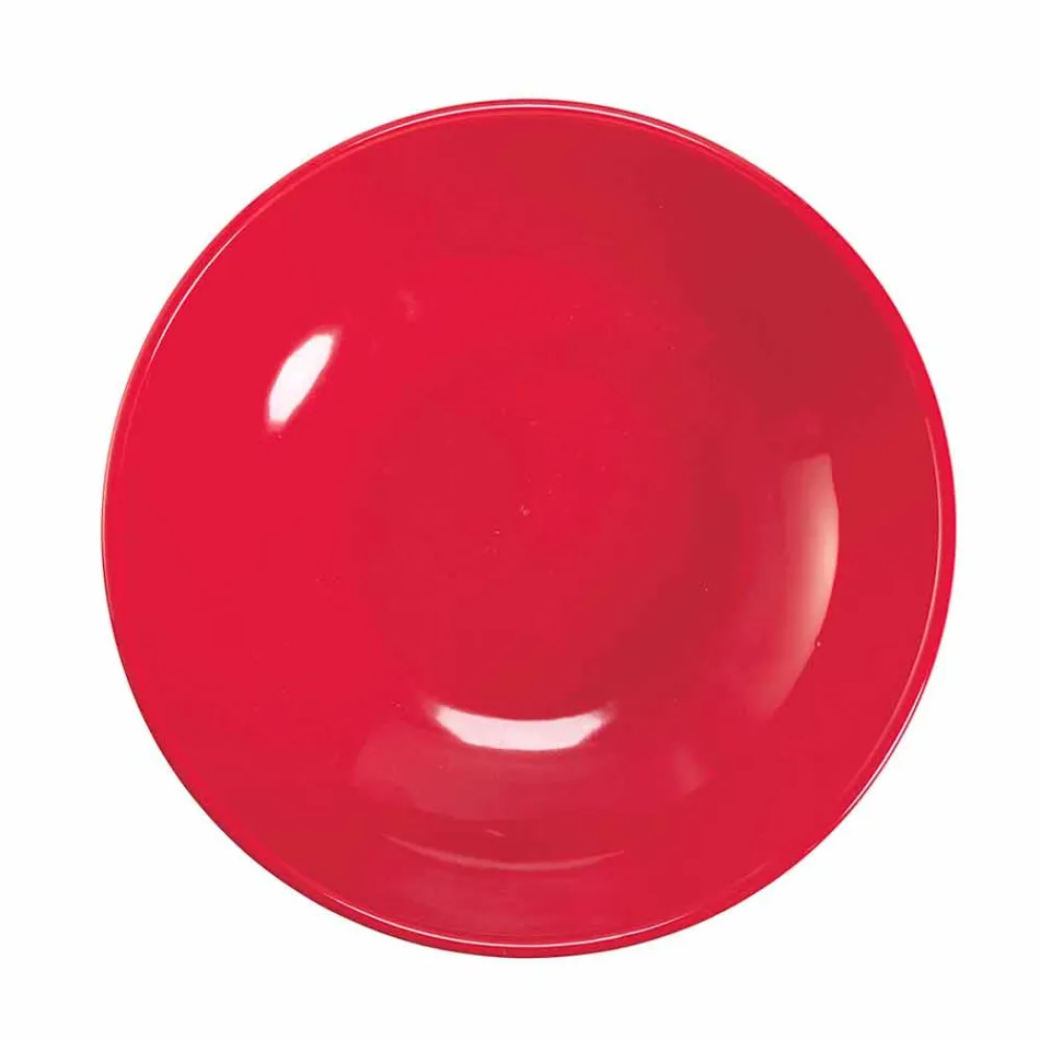 Service de vaisselle 18 pièces en porcelaine et grès design coloré - Tropycale Viadurini