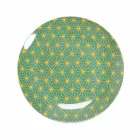 Service de vaisselle 18 pièces en porcelaine et grès design coloré - Tropycale Viadurini