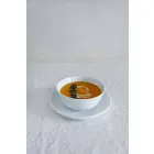 Ensemble d'assiettes en porcelaine de design moderne blanc 24 pièces - Arctique Viadurini