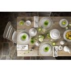 Ensemble de 27 assiettes design en porcelaine blanche élégante - Gimignano Viadurini
