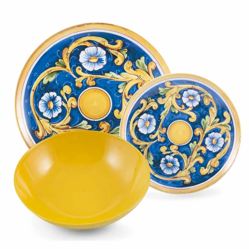 Service Vaisselle Colorée Et Moderne Vaisselle Ensemble Complet 18 Pièces - Cefalu Viadurini