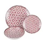 Service de table en porcelaine 18 pièces en 2 finitions différentes - Jamais Viadurini