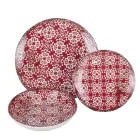 Service de table en porcelaine 18 pièces en 2 finitions différentes - Jamais Viadurini