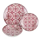 Service de table en porcelaine 18 pièces en 2 finitions différentes - Jamais Viadurini