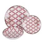 Service de table en porcelaine 18 pièces en 2 finitions différentes - Jamais Viadurini