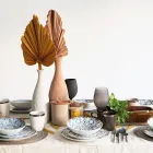 Service de table en porcelaine 18 pièces en 2 finitions différentes - Jamais Viadurini