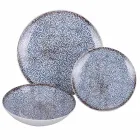 Service de table en porcelaine 18 pièces en 2 finitions différentes - Jamais Viadurini