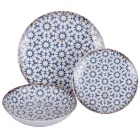 Service de table en porcelaine 18 pièces en 2 finitions différentes - Jamais Viadurini