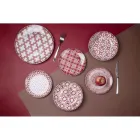 Service de table en porcelaine 18 pièces en 2 finitions différentes - Jamais Viadurini