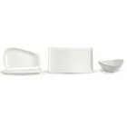 Assiettes de service pour le déjeuner ou la porcelaine moderne 14 pièces - Nalah Viadurini
