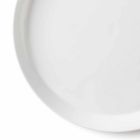 Ensemble d'assiettes à dîner 18 pièces en porcelaine blanche au design élégant - Egle Viadurini