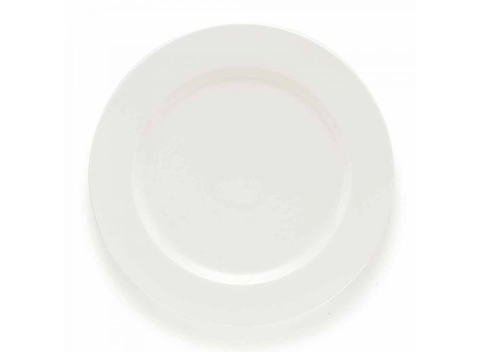 Assiettes à dîner en porcelaine élégante et moderne, 20 pièces - Arendelle Viadurini