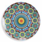 Assiettes plates colorées en porcelaine et grès 18 Mad - Maroc Viadurini