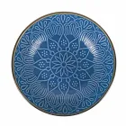 Service de vaisselle en dur gris dolomite, bleu clair ou bleu 18 pièces - Arabe Viadurini