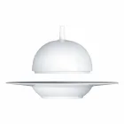 Ensemble de dîner moderne et élégant en porcelaine 24 pièces - Télescope Viadurini