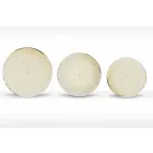 Service d'assiettes à dîner en porcelaine 18 pièces colorées et modernes - Rurolo Viadurini