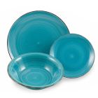 Service de vaisselle Blue Shades Vaisselle complète en grès 18 pièces - Abruzzo4 Viadurini
