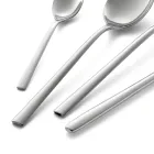 Set de Couverts en Acier Inoxydable Poli Design Carré 24 Pièces - Bumbun Viadurini