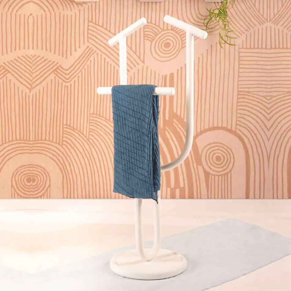 Valet design en acier peint RAL fabriqué en Italie - Arcano Viadurini