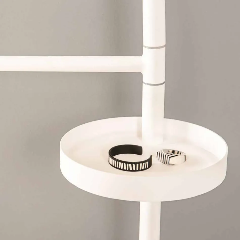 Valet de chambre moderne en acier peint RAL de design Made in Italy - Mirello Viadurini