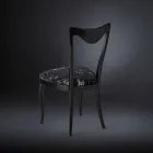 Septembre 2 ans 50 chaises tapissés de velours mélangé Frida Viadurini