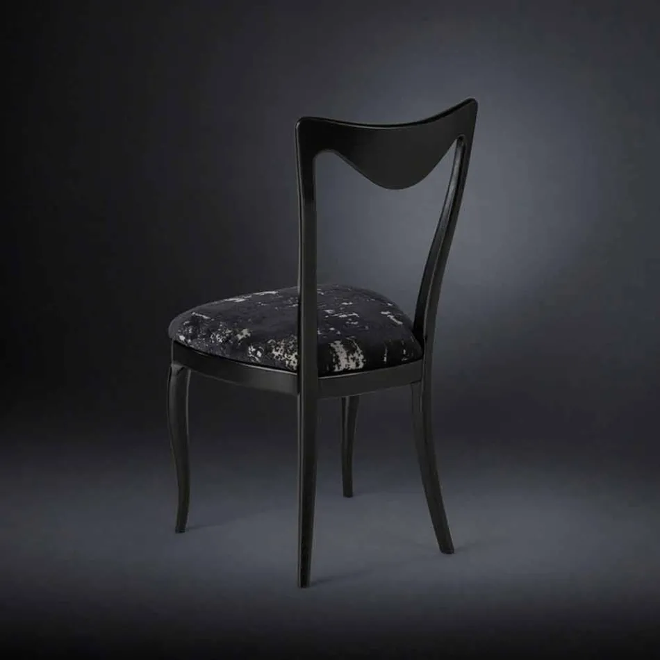 Septembre 2 ans 50 chaises tapissés de velours mélangé Frida Viadurini